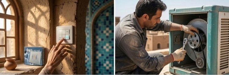 آیا خودمان می‌توانیم کولر آبی را در خانه تعمیر کنیم؟ تعمیر کولر آبی در منزل