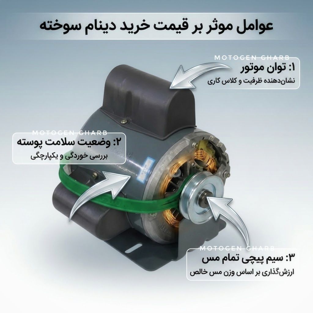 خریدار دینام سوخته